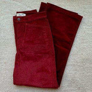 Madewell Emmett 2.0 Wide-Leg Pants in Corduroy